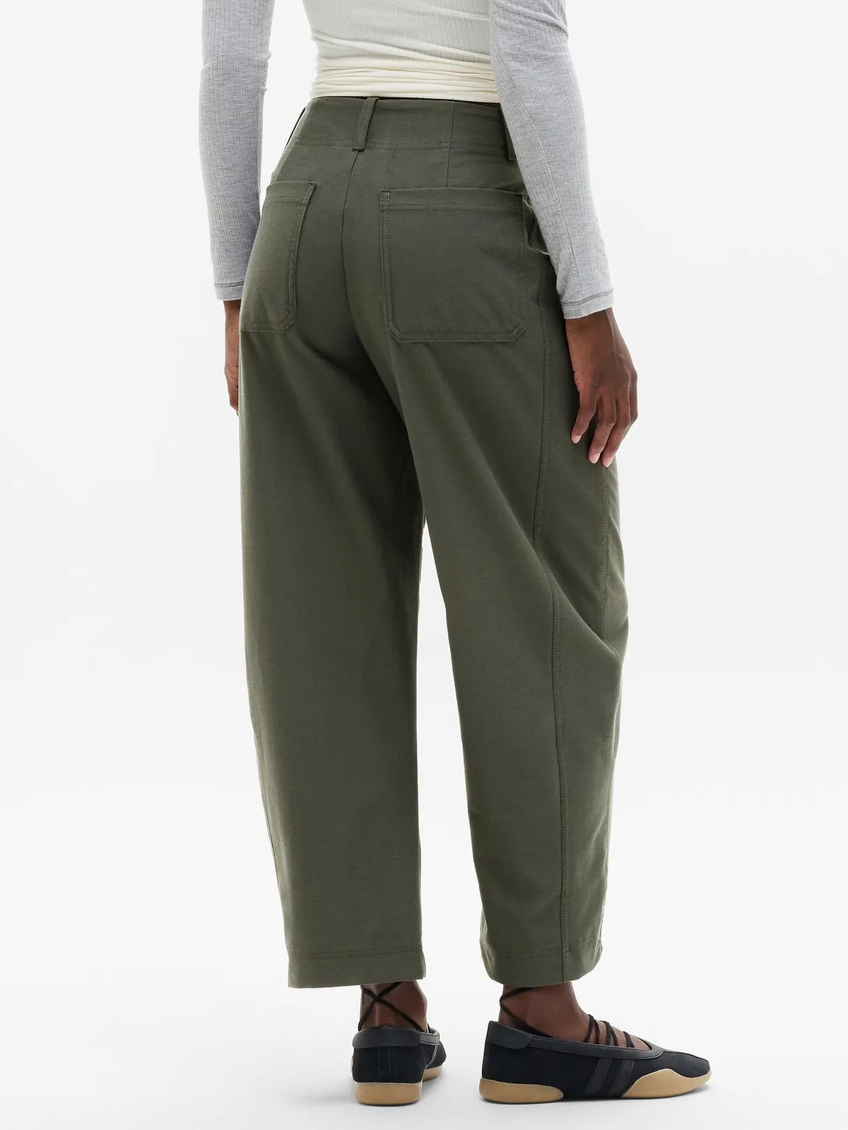 Skyline High Rise Barrel Leg Pant