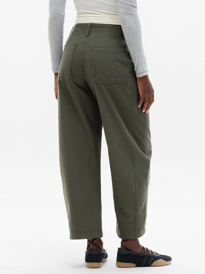 Skyline High Rise Barrel Leg Pant