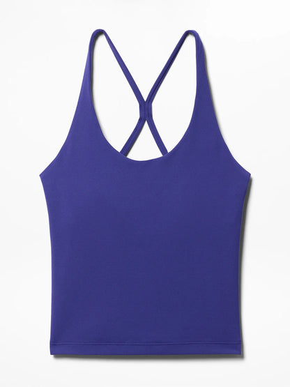Transcend Crossback Built-In Bra Tank