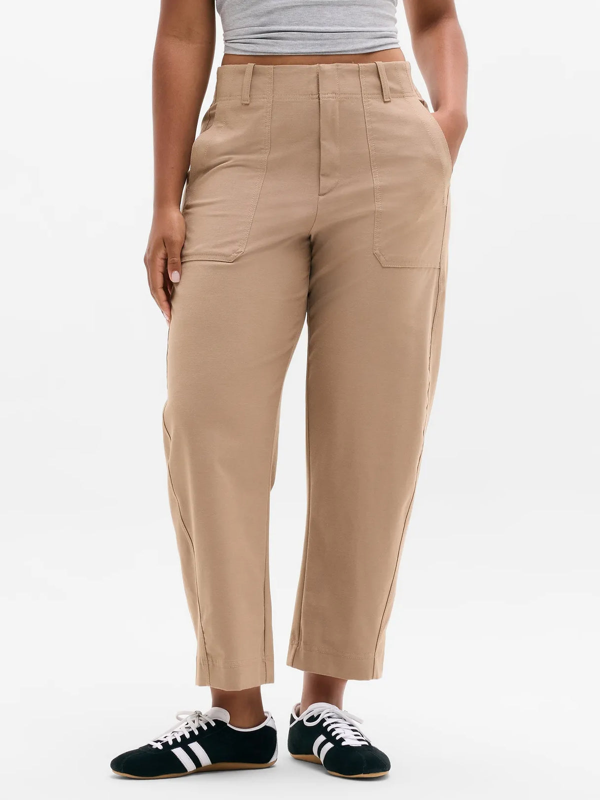 Skyline High Rise Barrel Leg Pant