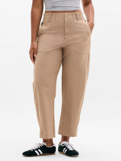 Skyline High Rise Barrel Leg Pant