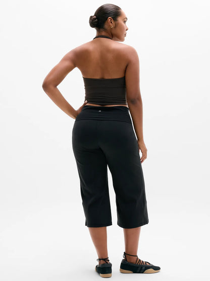 Eternity Rib Crop Wide Leg