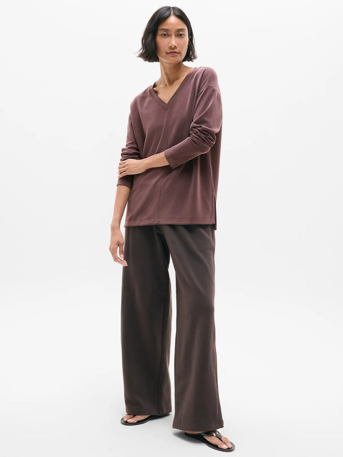 Seasoft V-Neck Sweatshirt