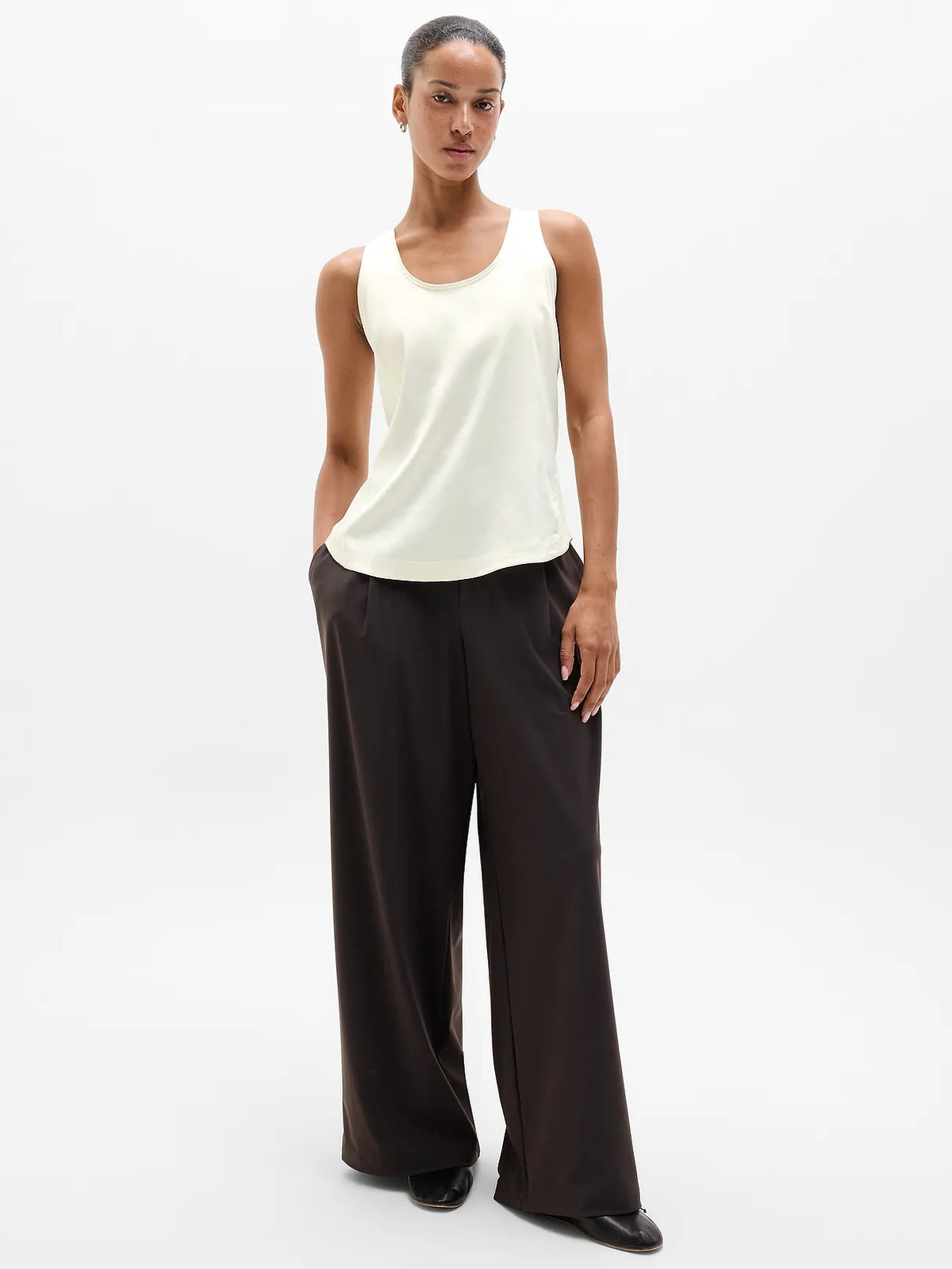Featherweight Satin Tank