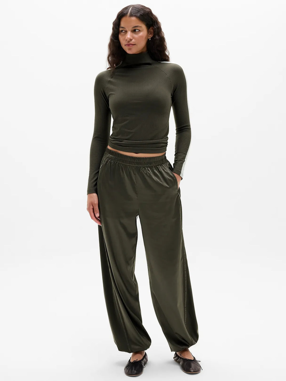 Renew Seamless Mock Neck Top