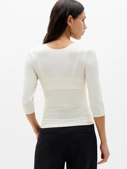 Bodymove Scoop Midi Sleeve Tee