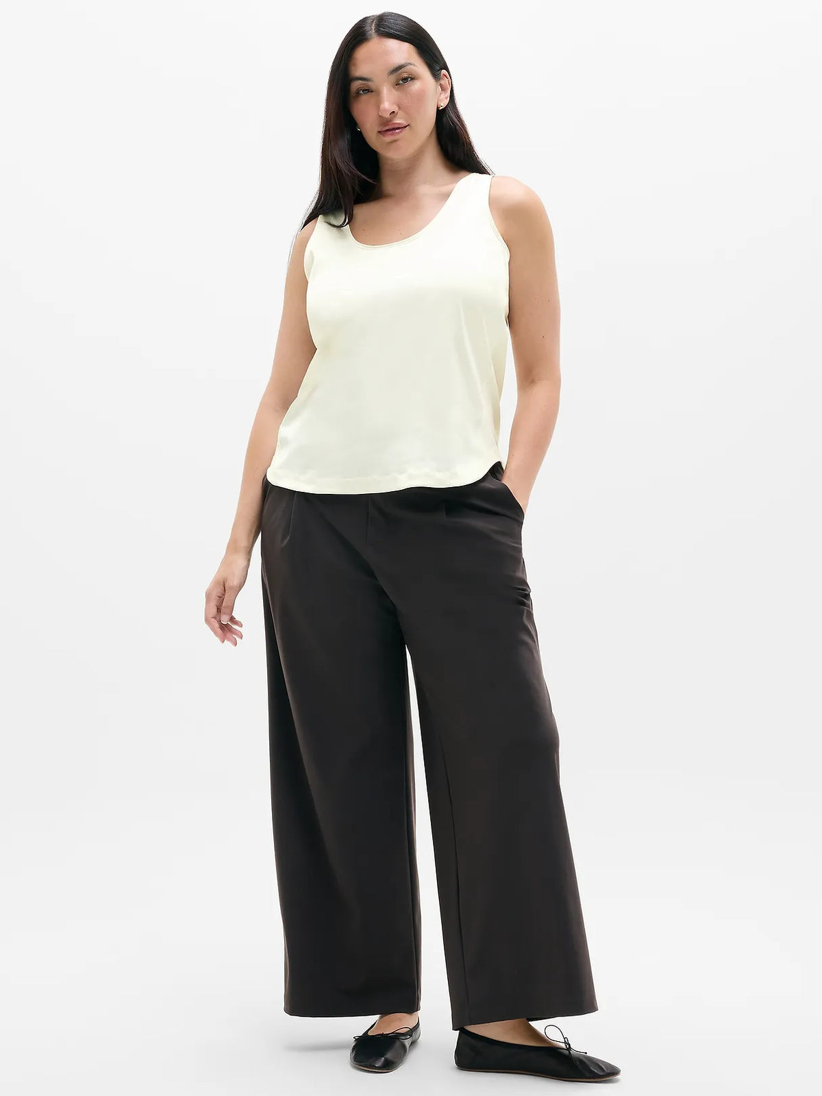 Featherweight Satin Tank