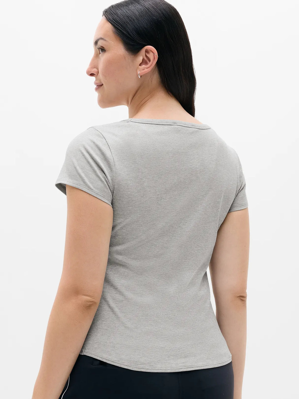 Signature Rib Scoop Tee