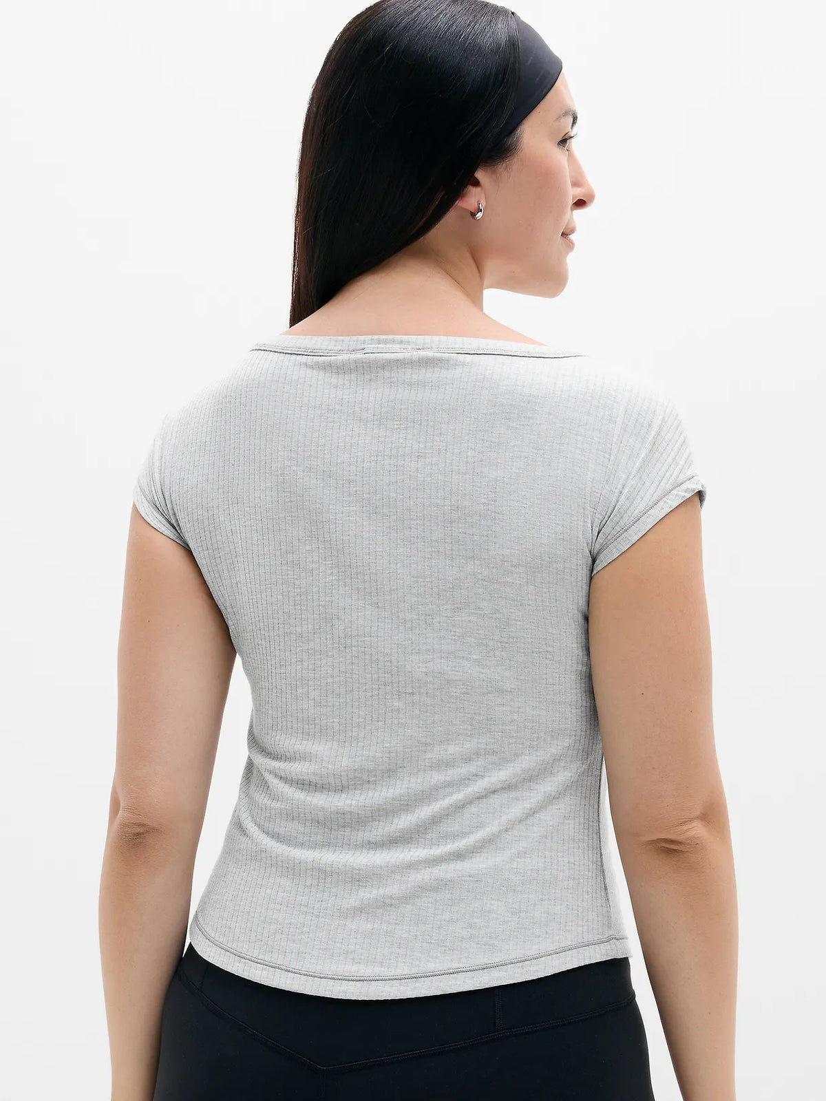 Perfect Rib Boatneck Tee