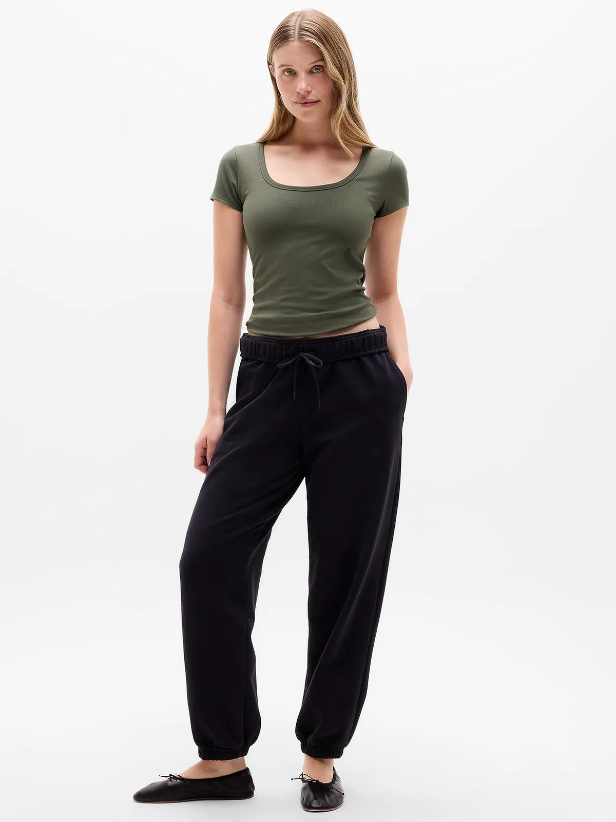 Signature Rib Scoop Tee