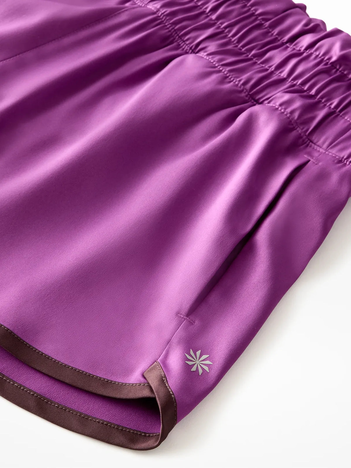 Athleta Girl Run Free Satin 2.5" Short