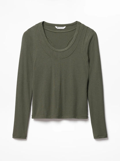 Perfect Rib Layered Top