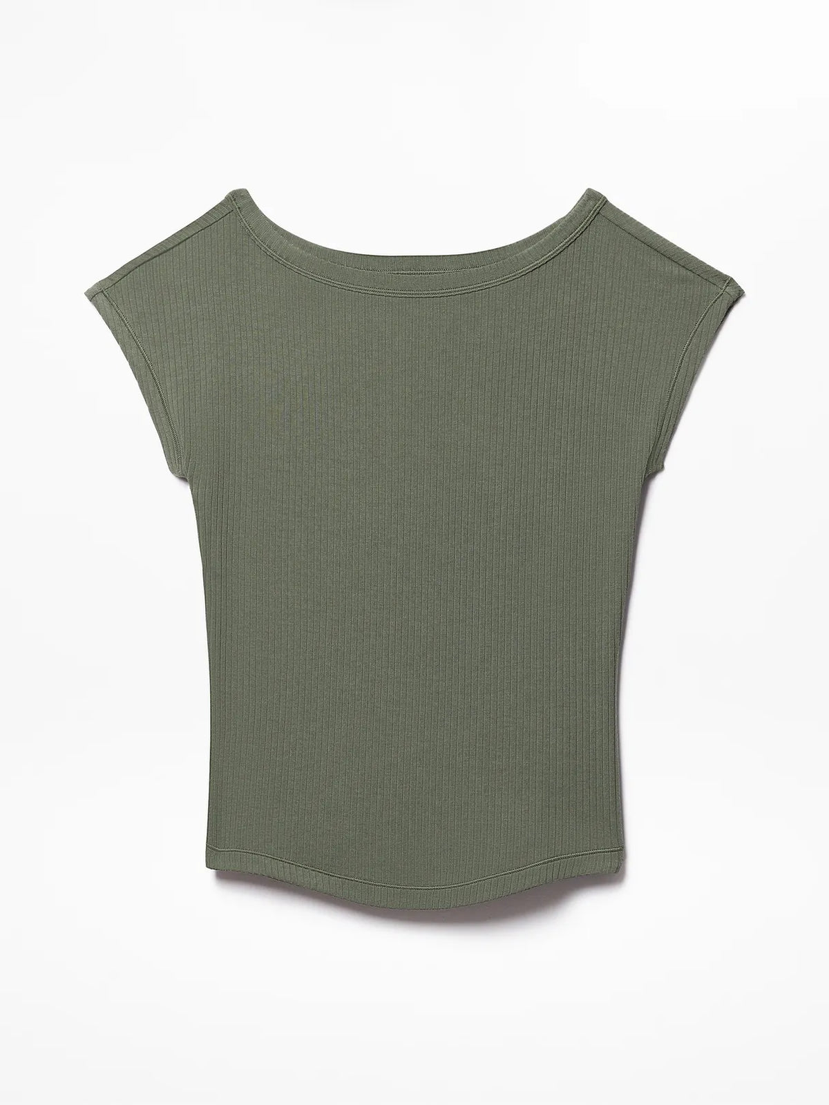 Perfect Rib Boatneck Tee