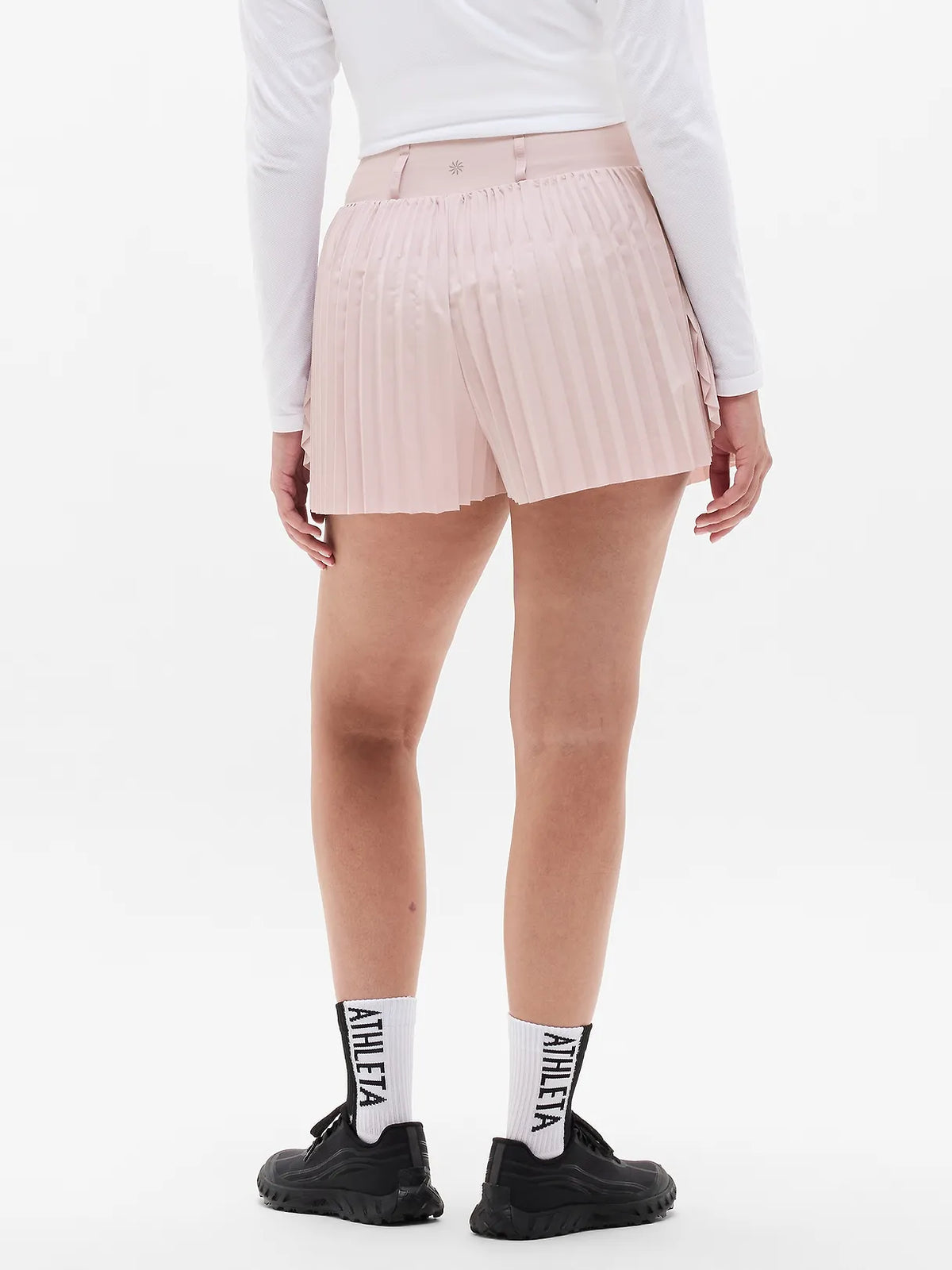 Featherweight Plissé Run Short