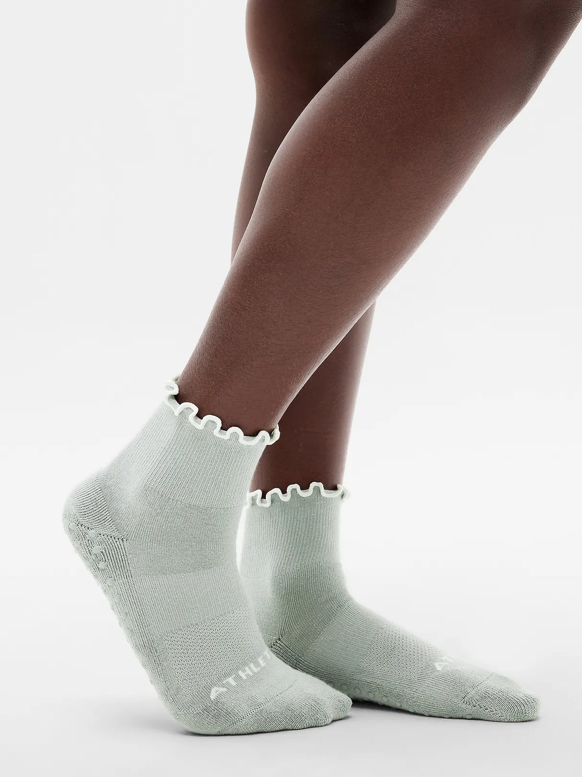 Ruffle Grip Sock