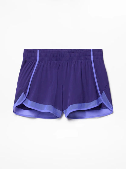 Mesh Racer Run Mid Rise 4" Short