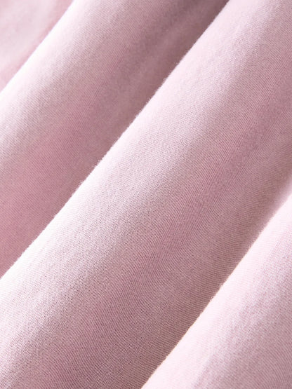 Airy Cotton Terry Snow Wash Capri