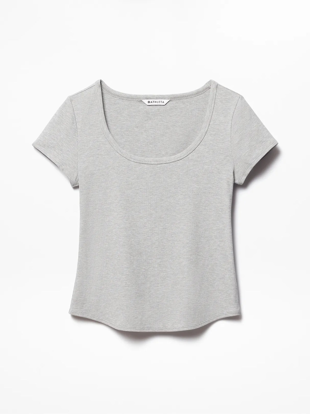 Signature Rib Scoop Tee