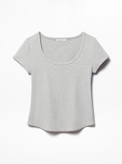 Signature Rib Scoop Tee