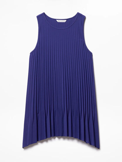 Featherweight Plissé Tank