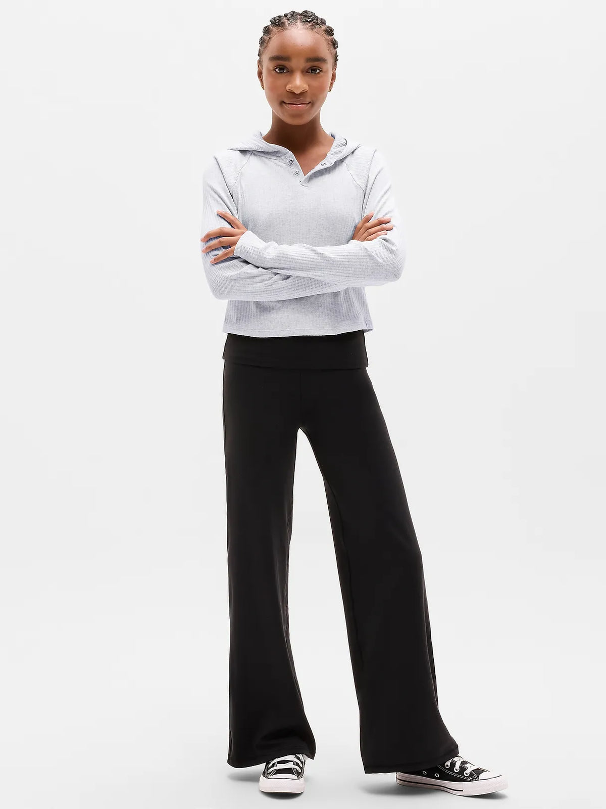 Athleta Girl Right Moves Layering Hoodie