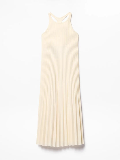 Featherweight Plissé Dress