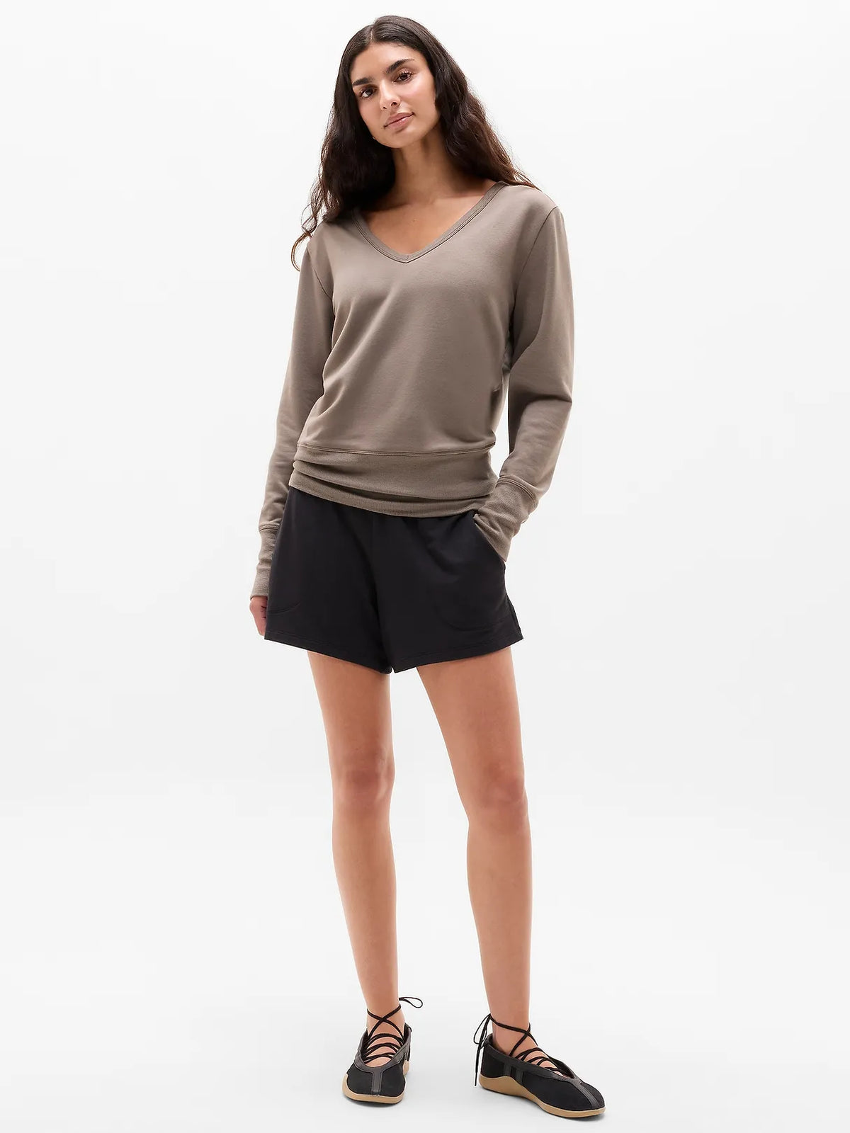 Coaster Luxe V-Neck Sweatshirt