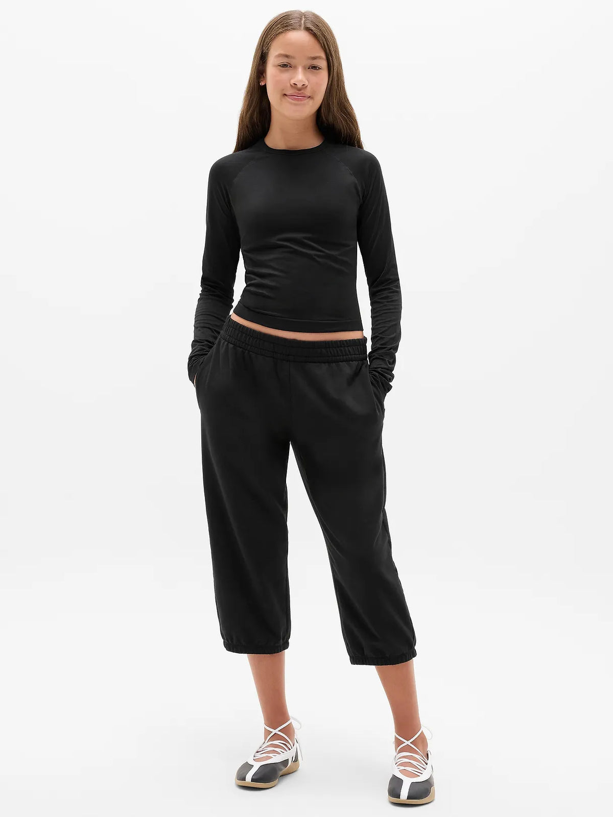Athleta Girl Power Up Sport Length Top