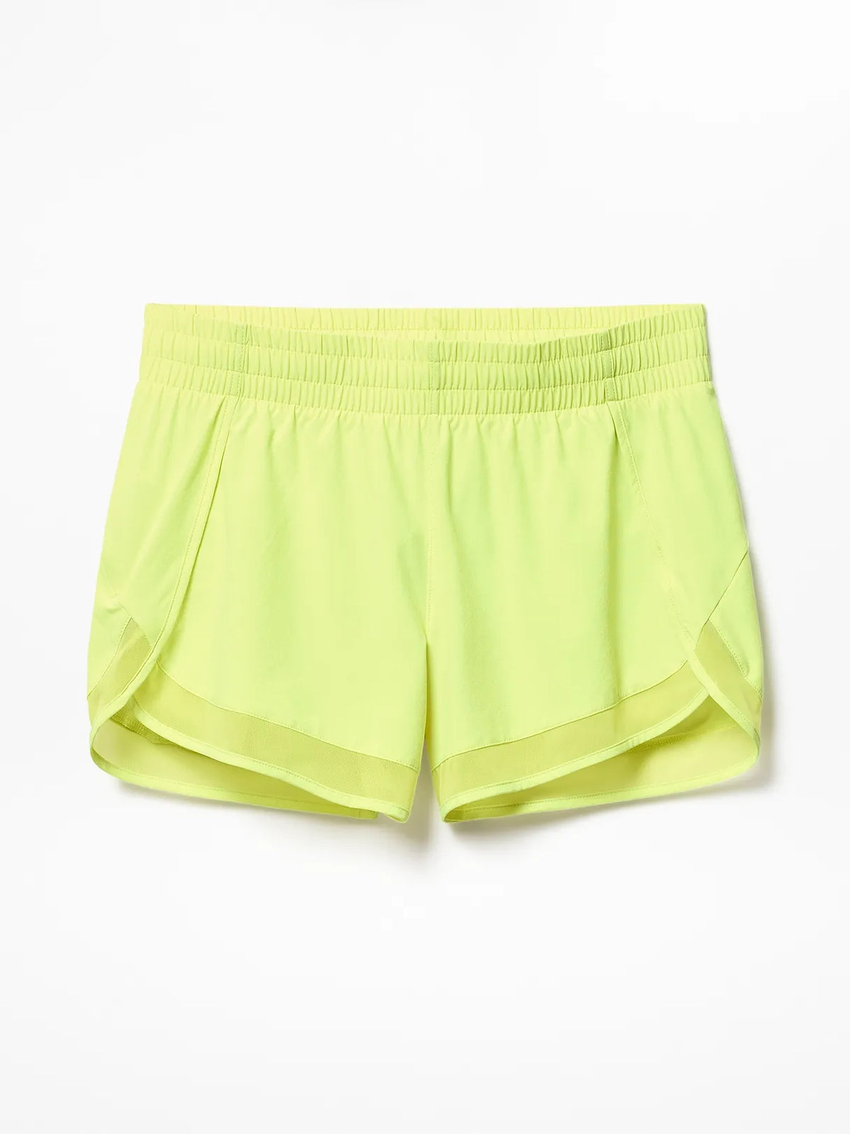 Mesh Racer Run Mid Rise 4" Short