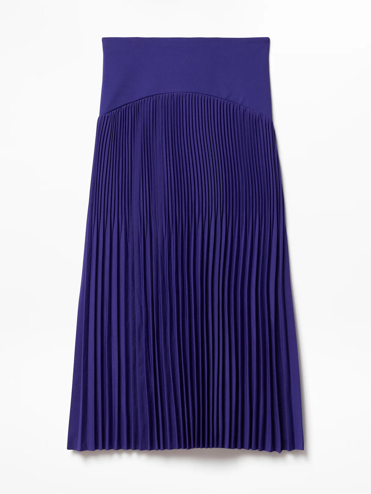 Featherweight Plissé Midi Skirt