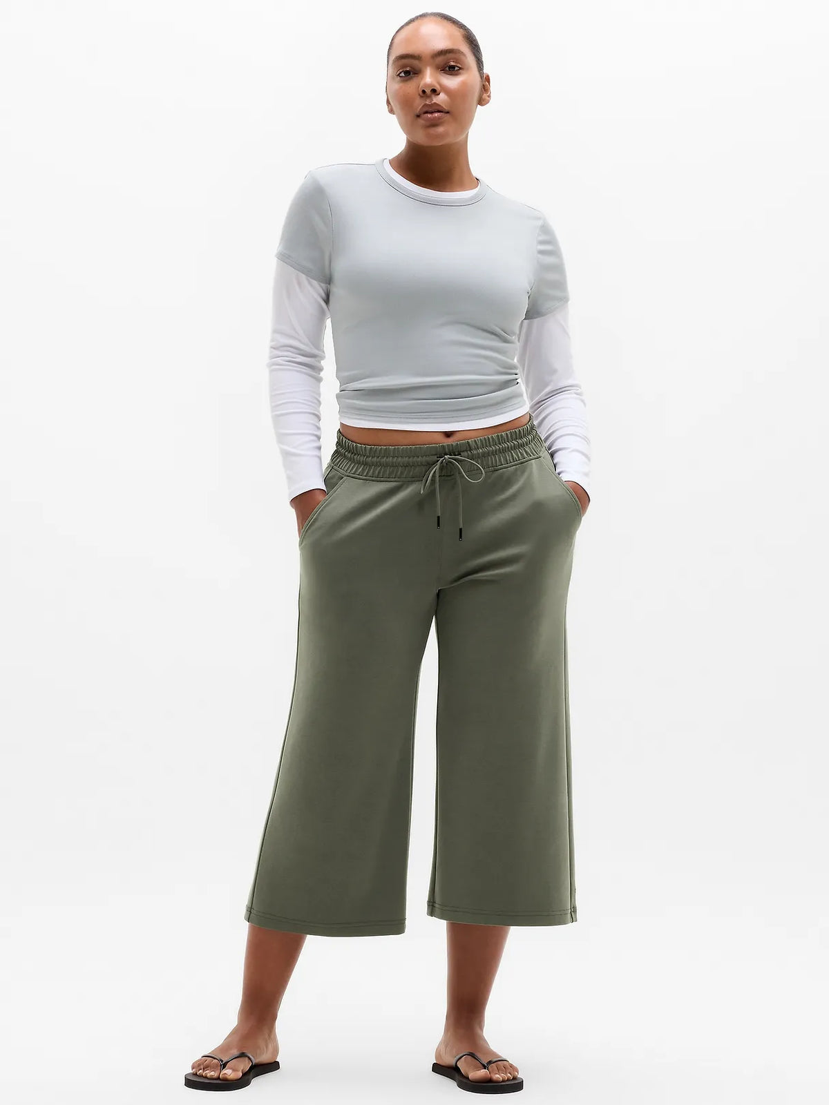 Seasoft Wide Crop Pant