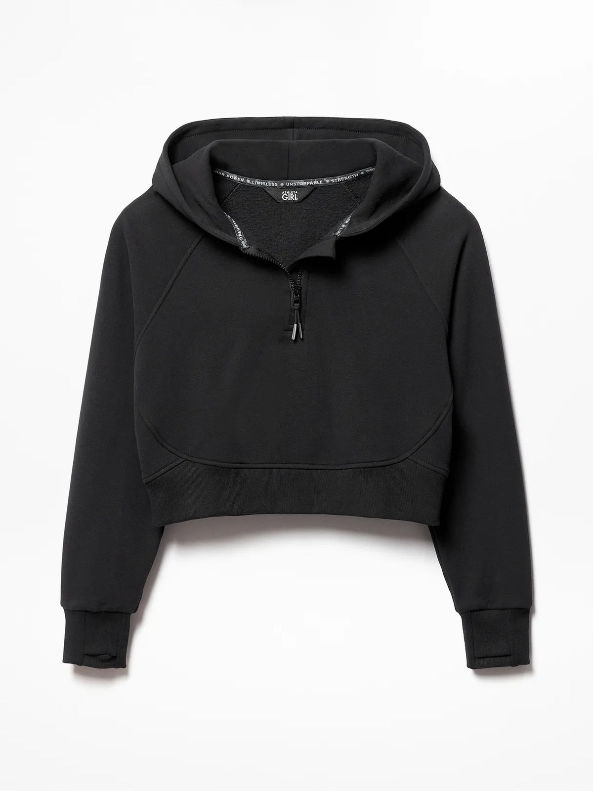 Athleta Girl All Day Half Zip Hoodie