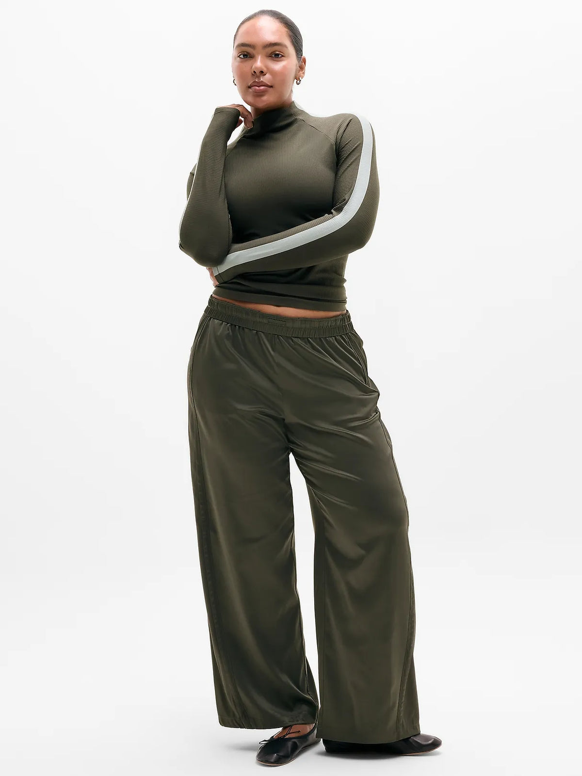 Renew Seamless Mock Neck Top
