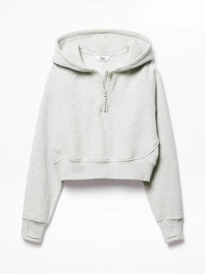 Athleta Girl All Day Half Zip Hoodie