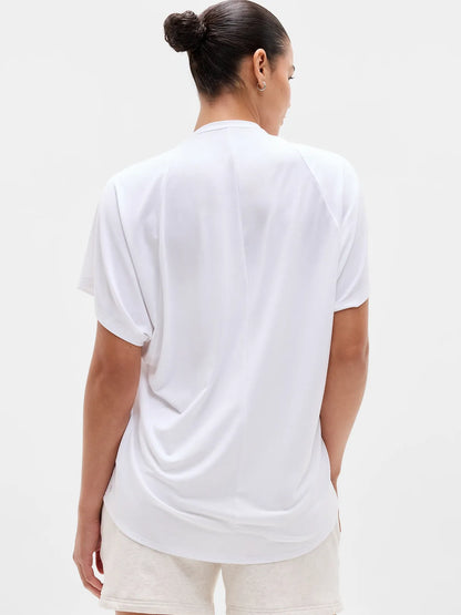 Move With Ease Draped Tee