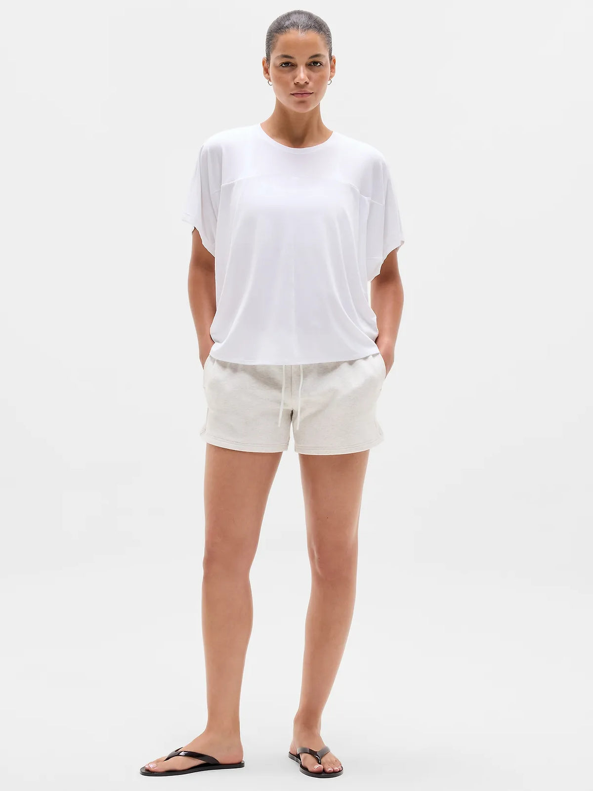 Move With Ease Draped Tee