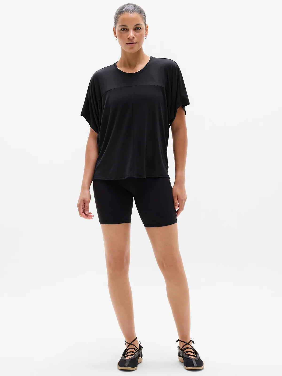 Move With Ease Draped Tee