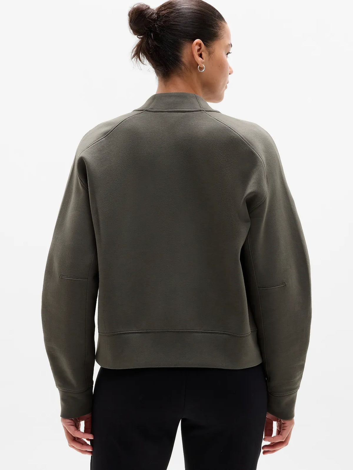 Form Knit Bomber Sweatshirt