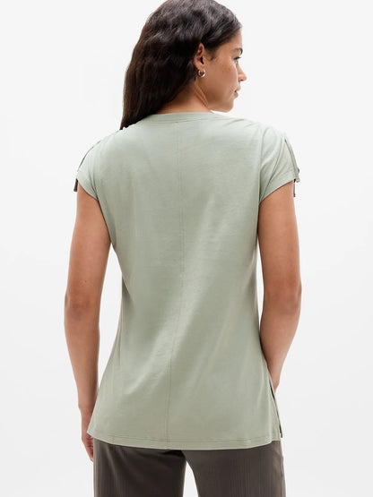 Favorite Cotton Cinched Tee