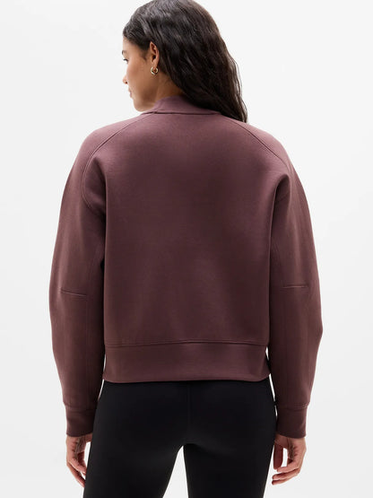 Form Knit Bomber Sweatshirt