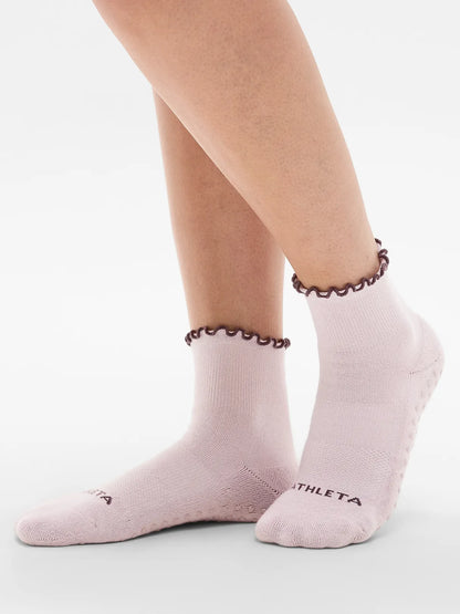 Ruffle Grip Sock