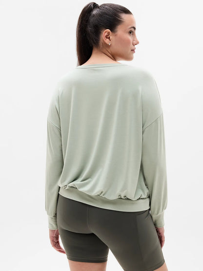 Move With Ease V-Neck Top