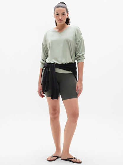 Move With Ease V-Neck Top