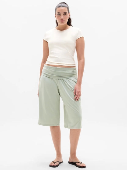 Dream Drape Mid Rise Crop Pant