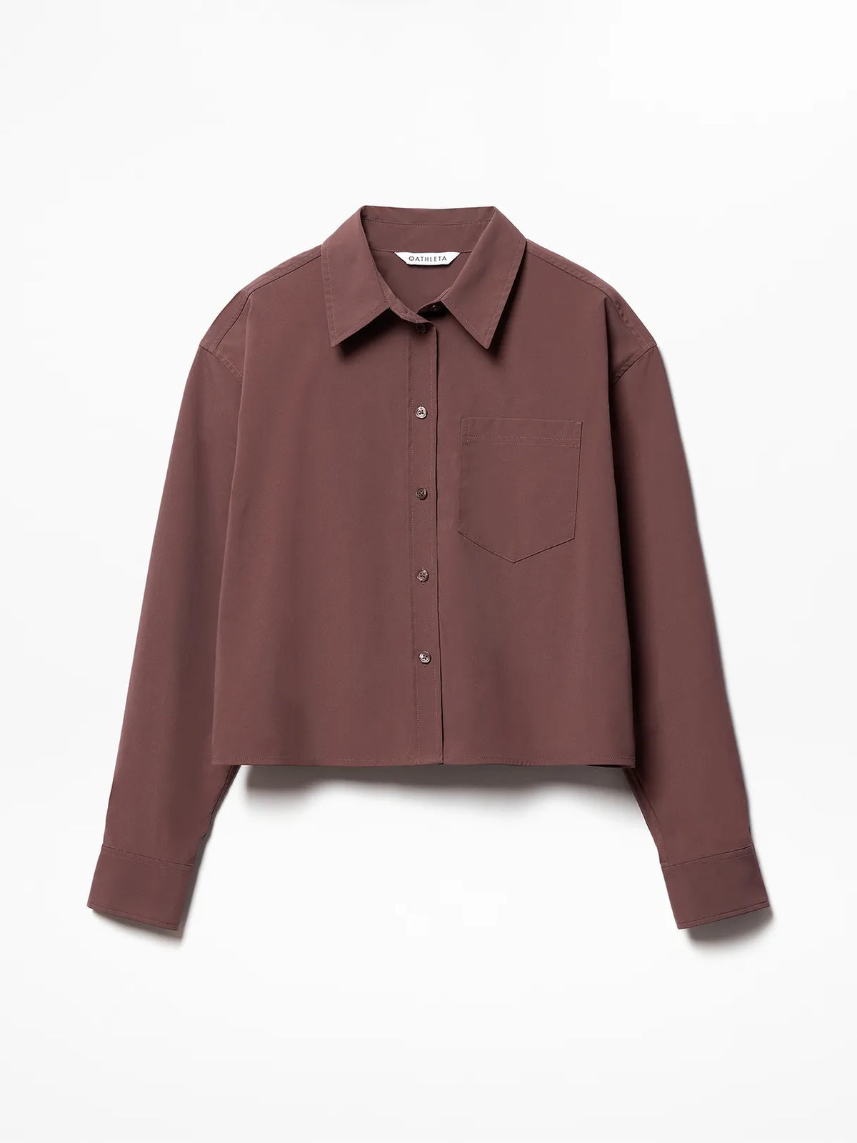Midday Cropped Poplin Shirt