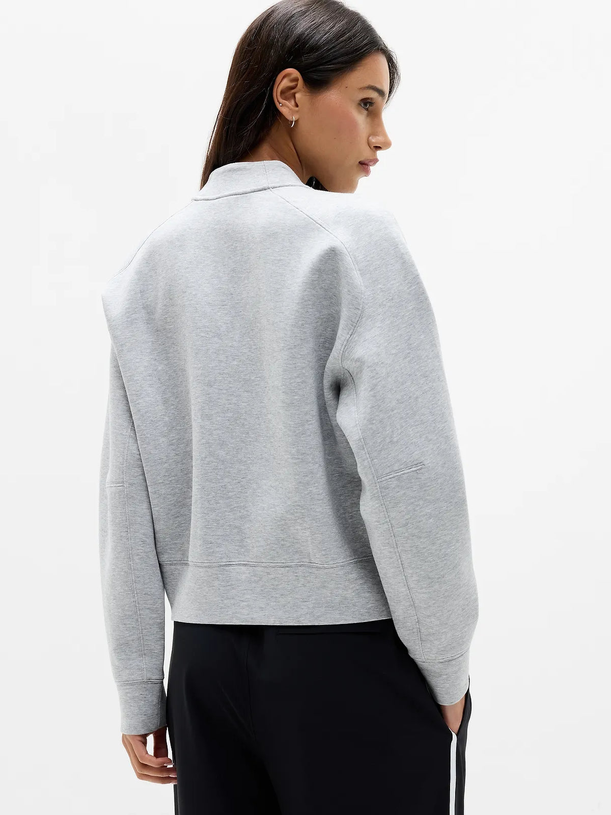 Form Knit Bomber Sweatshirt