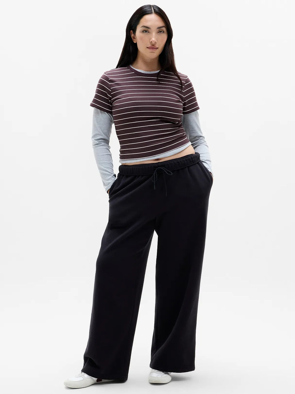 Signature Rib Crop Tee