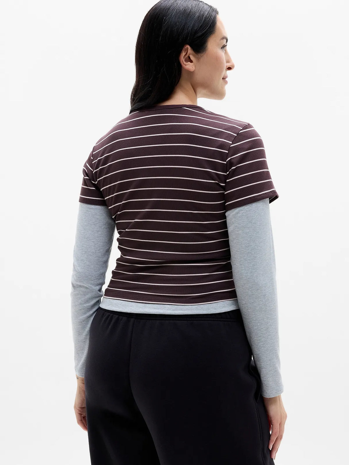 Signature Rib Crop Tee
