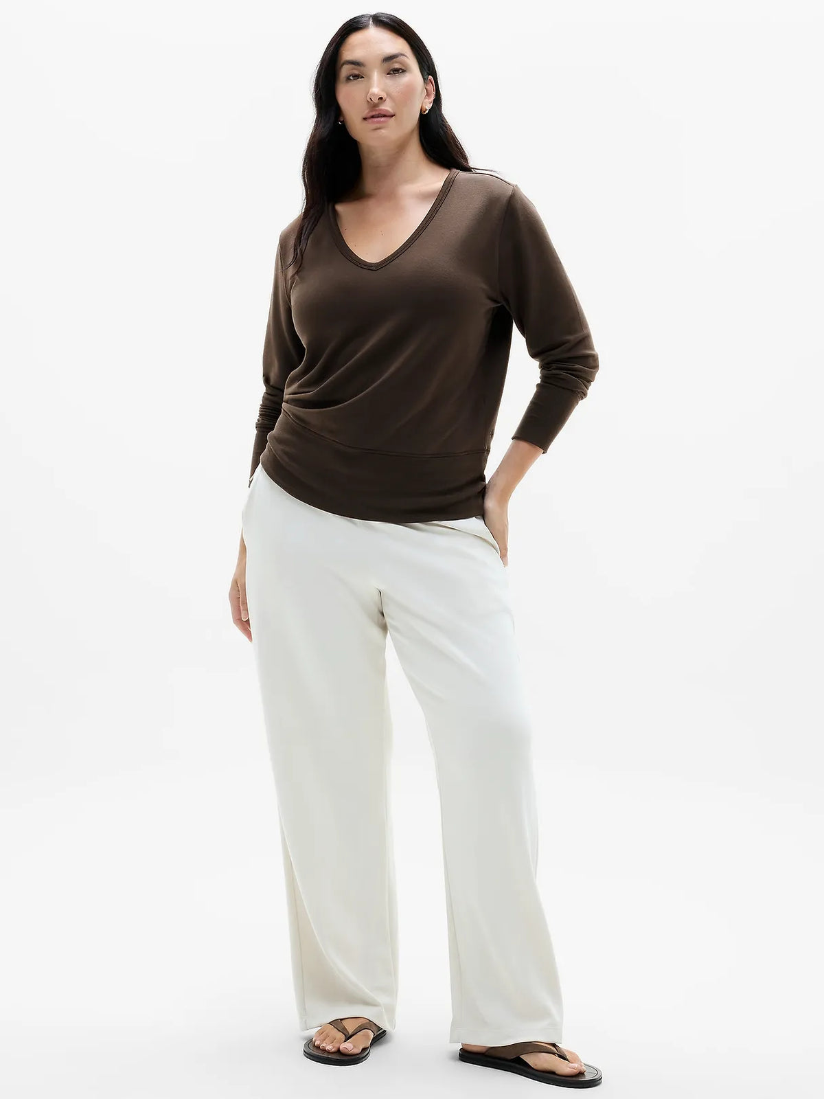 Coaster Luxe V-Neck Sweatshirt