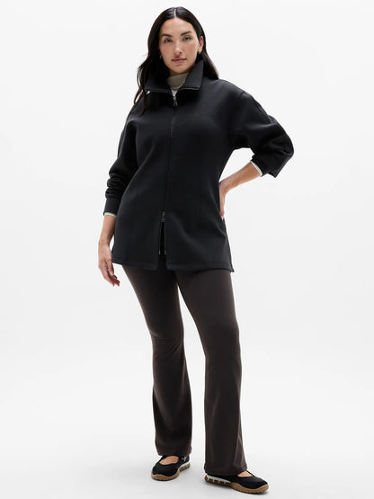 Form Knit Seamed Full Zip